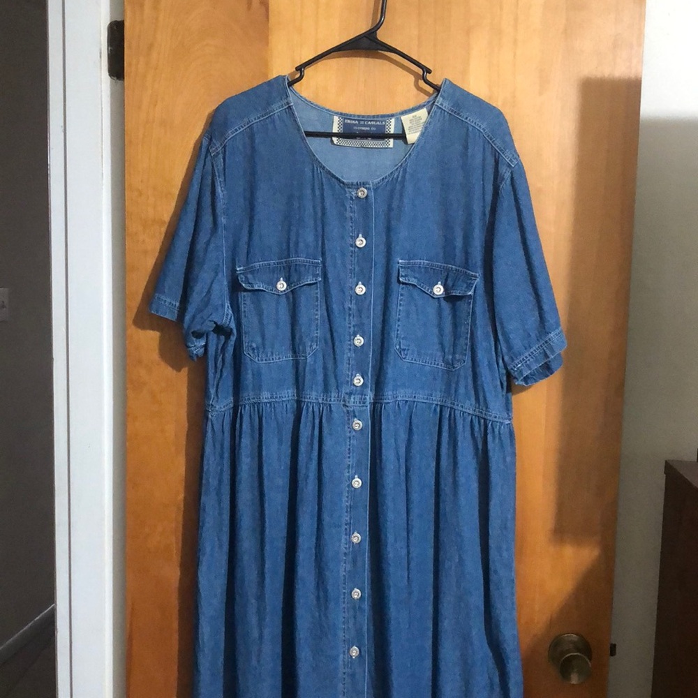 Long Denim dress 2X
